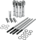 S&S CYCLE Adjustable Pushrod Kit - Chrome Covers - XL '91-'22 930-0024 — image 1