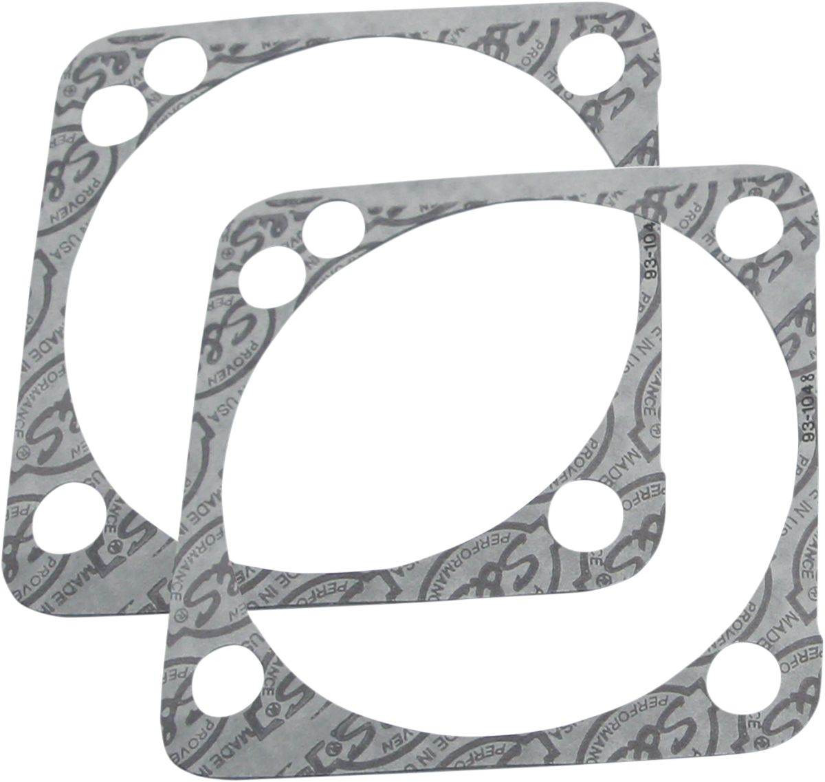 S&S CYCLE Base Gaskets - Front or Rear 4.125" - SSW - '99-'17 Twin Cam 930-0099 — image 1