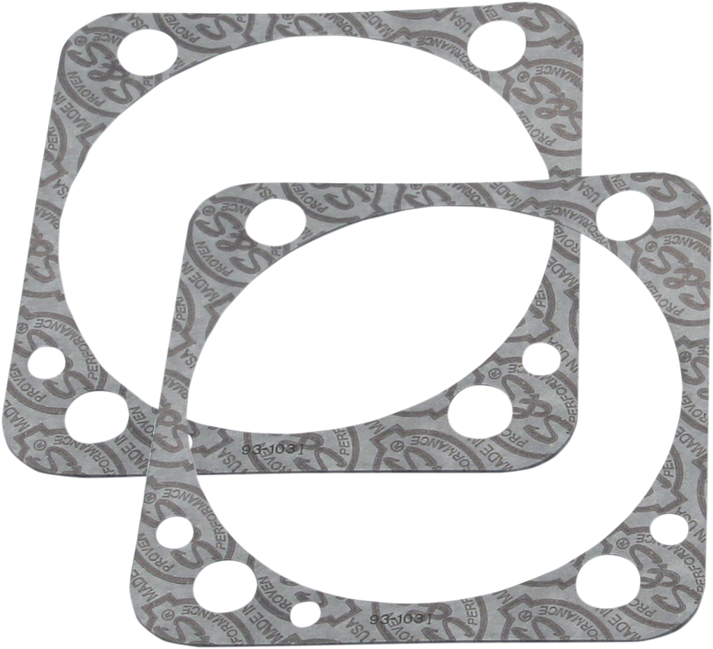 S&S CYCLE Base Gaskets - Front or Rear 4.125" - SSW - '99-'17 Twin Cam 930-0099 — image 2