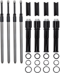 S&S CYCLE Quickee Pushrods Kit with Gloss Black Covers - Twin Cam 930-0143 — image 1