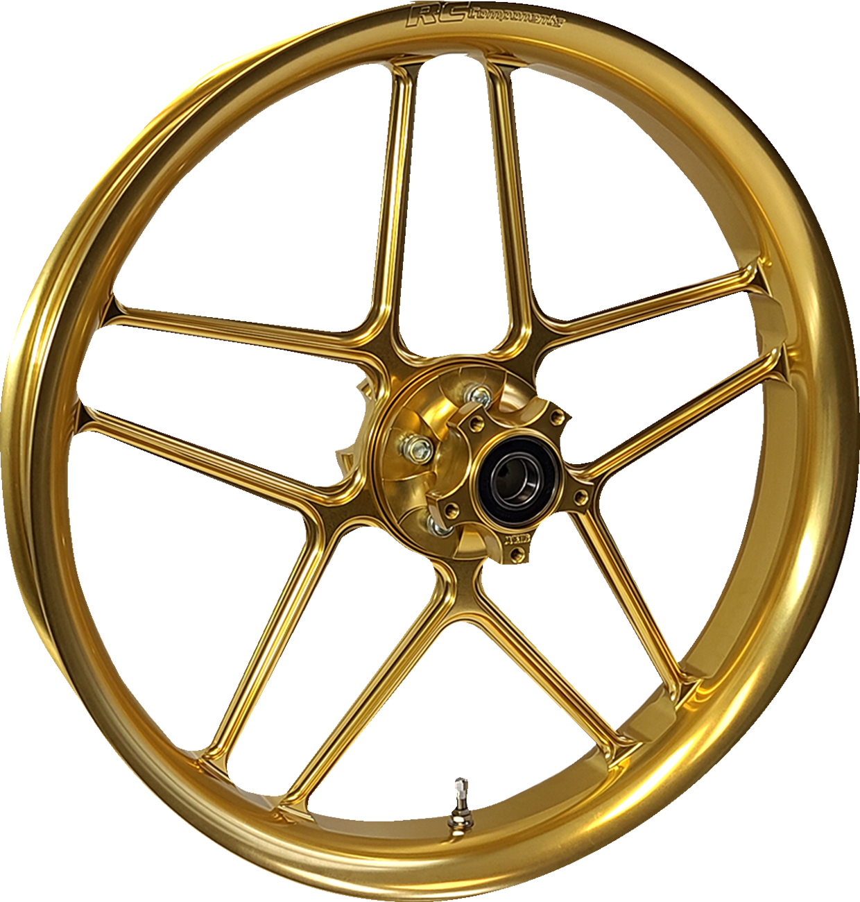 RC COMPONENTS Wheel - Laguna - Front - Dual Disc/with ABS - Gold - 19x3 — image 1