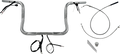FAT BAGGERS INC. 1-1/4" EZ Install Round Top Handlebar - 12" - Chrome 939012 — image 1