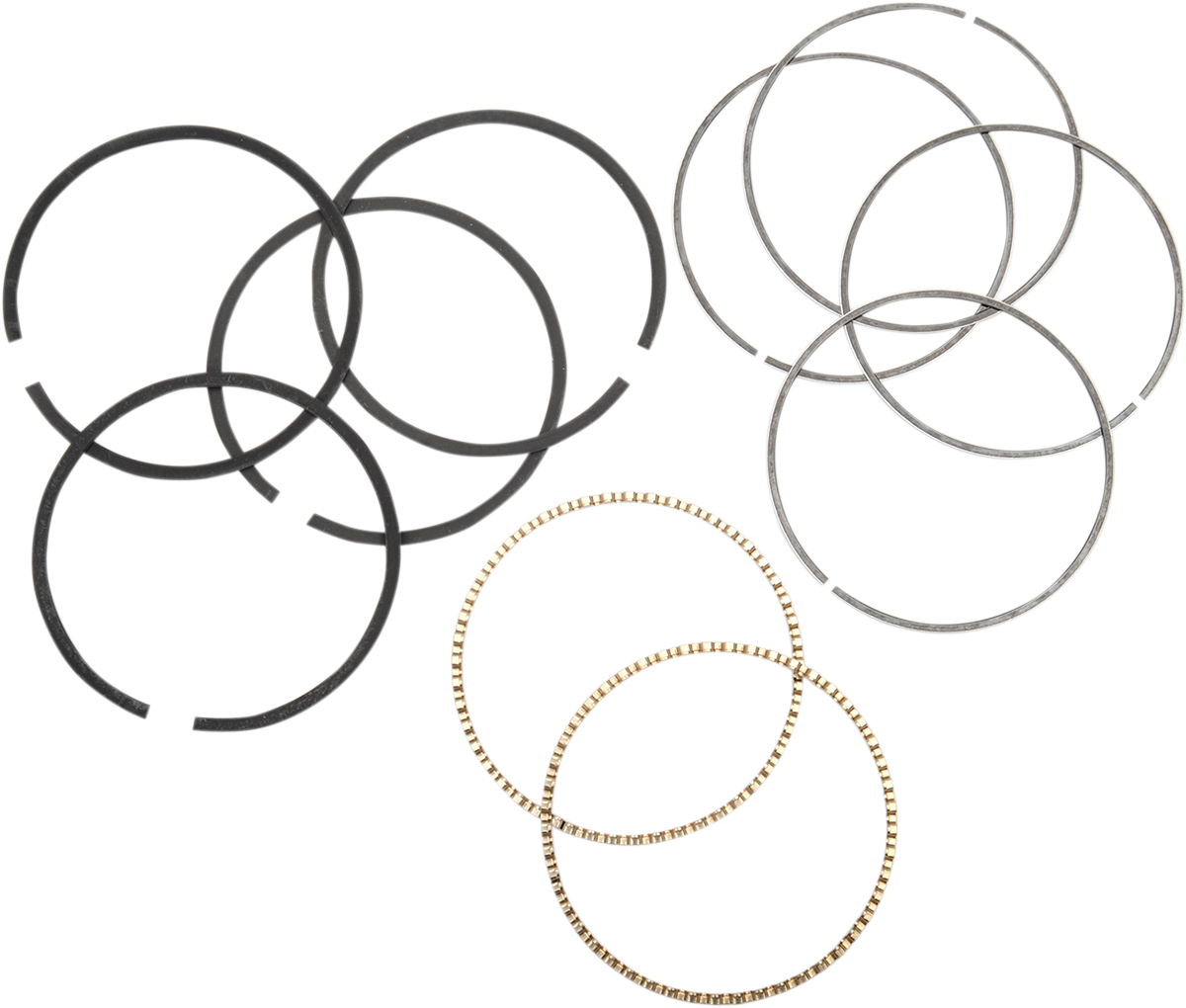 S&S CYCLE Replacement Piston Rings - 4.000" - +0.010" 94-1301X — image 1