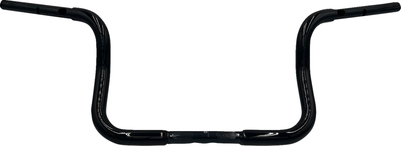 FAT BAGGERS INC. 1-1/4" EZ Install Round Top Handlebar - 10" - Black 943010-B — image 1