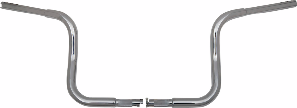 FAT BAGGERS INC. 1-1/4" EZ Install Round Top Handlebar - 10" - Chrome 943010 — image 2