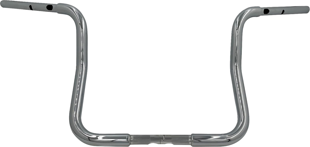 FAT BAGGERS INC. 1-1/4" EZ Install Round Top Handlebar - Reduced Reach - 13" - Chrome 943013 — image 1
