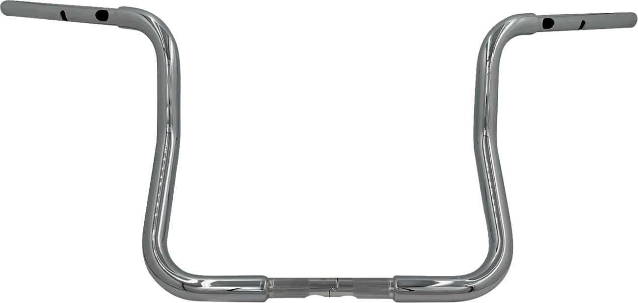 FAT BAGGERS INC. 1-1/4" EZ Install Round Top Handlebar - Reduced Reach - 13" - Chrome 943013 — image 1