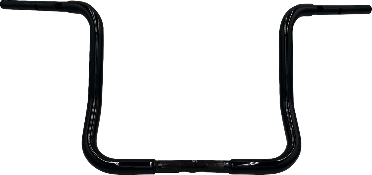 FAT BAGGERS INC. 1-1/4" EZ Install Round Top Handlebar - 14" - Black 943014-B — image 1