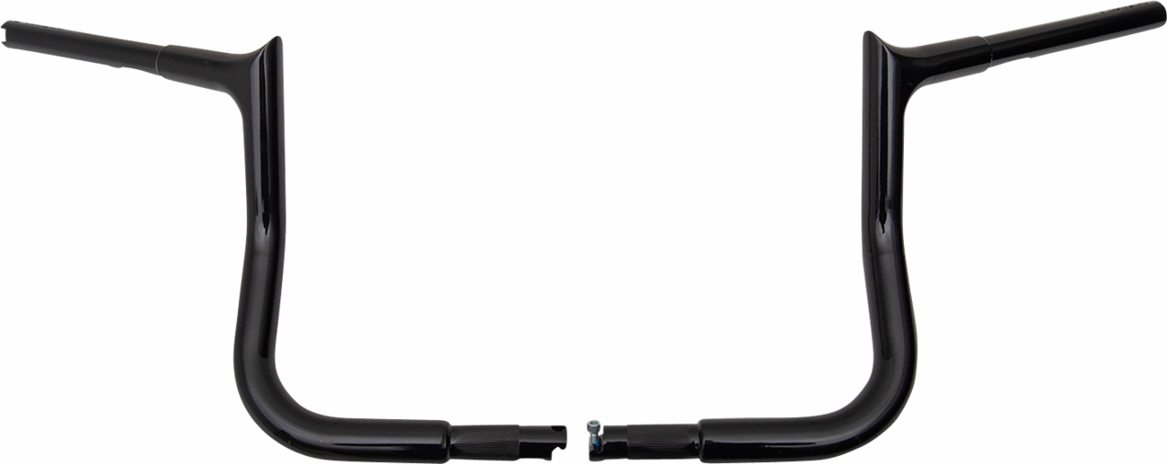 FAT BAGGERS INC. 1-1/4" EZ Install Pointed Top Handlebar - 10" - Black 945010-B — image 1