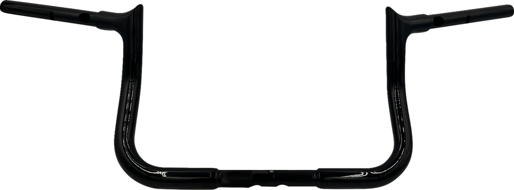 FAT BAGGERS INC. 1-1/4" EZ Install Pointed Top Handlebar - 10" - Black 945010-B — image 2