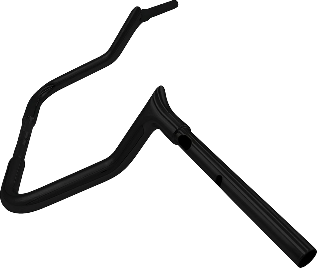 FAT BAGGERS INC. 1-1/4" EZ Install Pointed Top Handlebar - 11" - Black 945011-B — image 2
