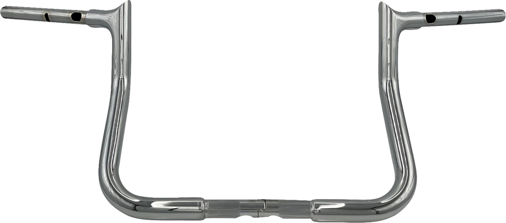 FAT BAGGERS INC. 1-1/4" EZ Install Pointed Top Handlebar - 11" - Chrome 945011 — image 1