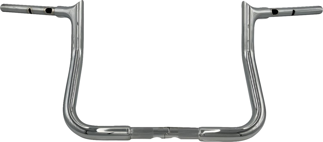 FAT BAGGERS INC. 1-1/4" EZ Install Pointed Top Handlebar - 11" - Chrome 945011 — image 1