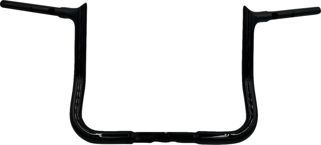 FAT BAGGERS INC. 1-1/4" EZ Install Pointed Top Handlebar - 12" - Black 945012-B — image 1
