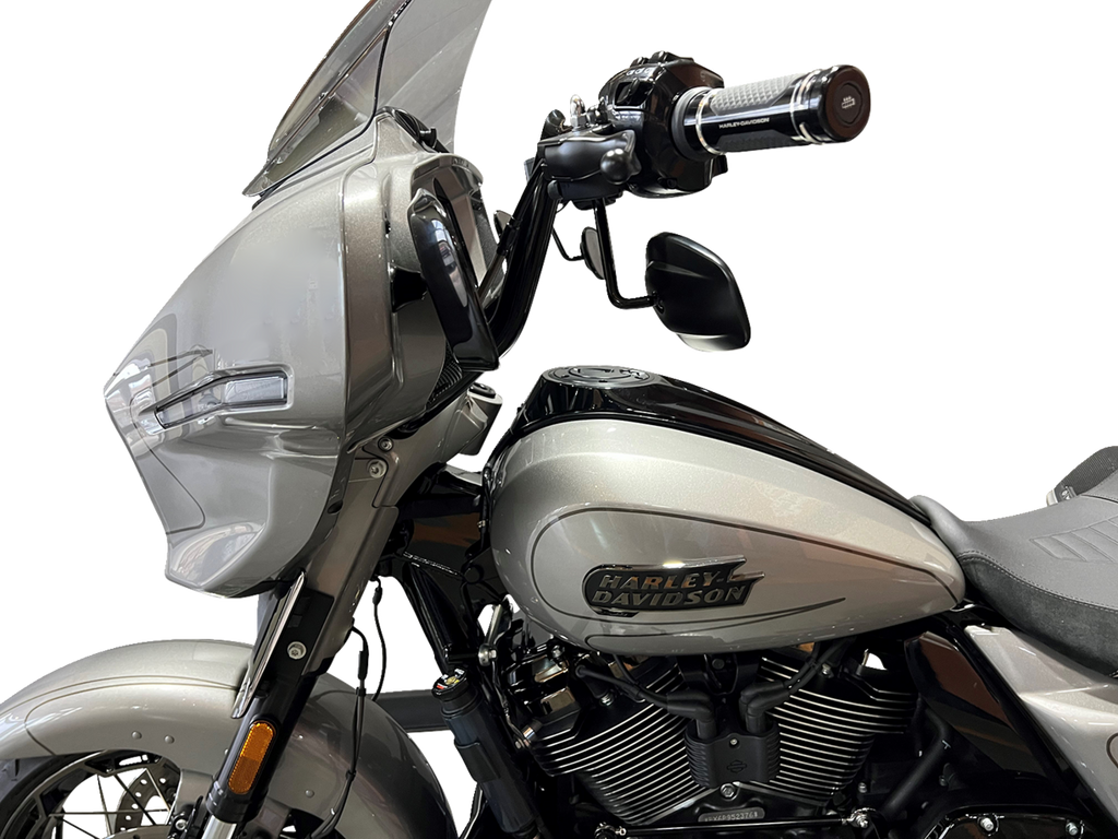 FAT BAGGERS INC. 1-1/4" EZ Install Pointed Top Handlebar - 12" - Black 945012-B — image 2