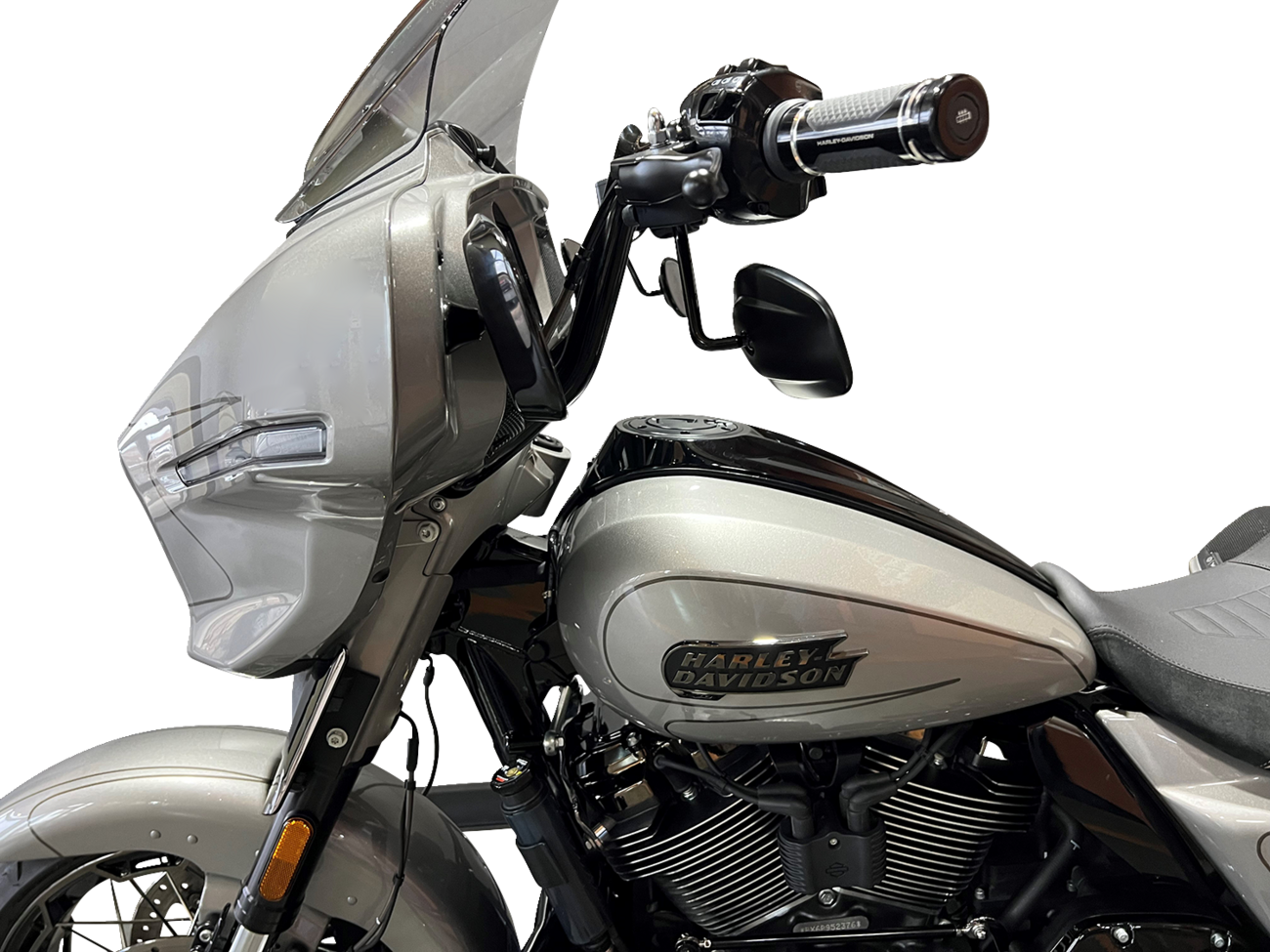 FAT BAGGERS INC. 1-1/4" EZ Install Pointed Top Handlebar - 12" - Black 945012-B — image 2