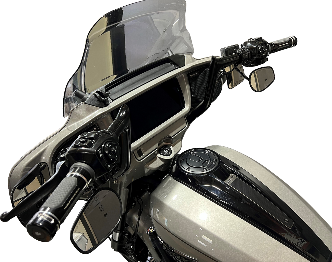 FAT BAGGERS INC. 1-1/4" EZ Install Pointed Top Handlebar - 12" - Black 945012-B — image 4