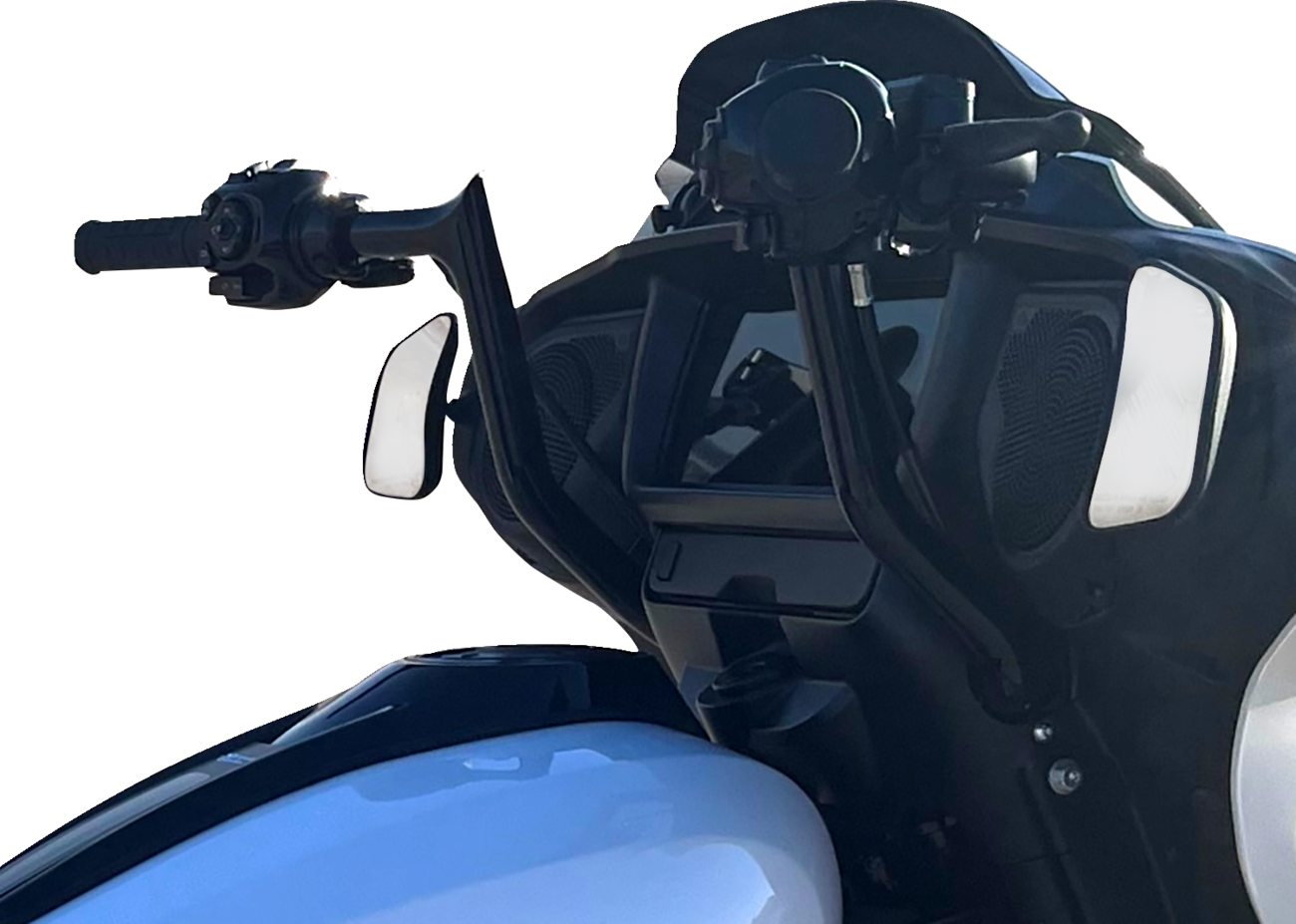 FAT BAGGERS INC. 1-1/4" EZ Install Pointed Top Handlebar - 12" - Black 945012-B — image 5