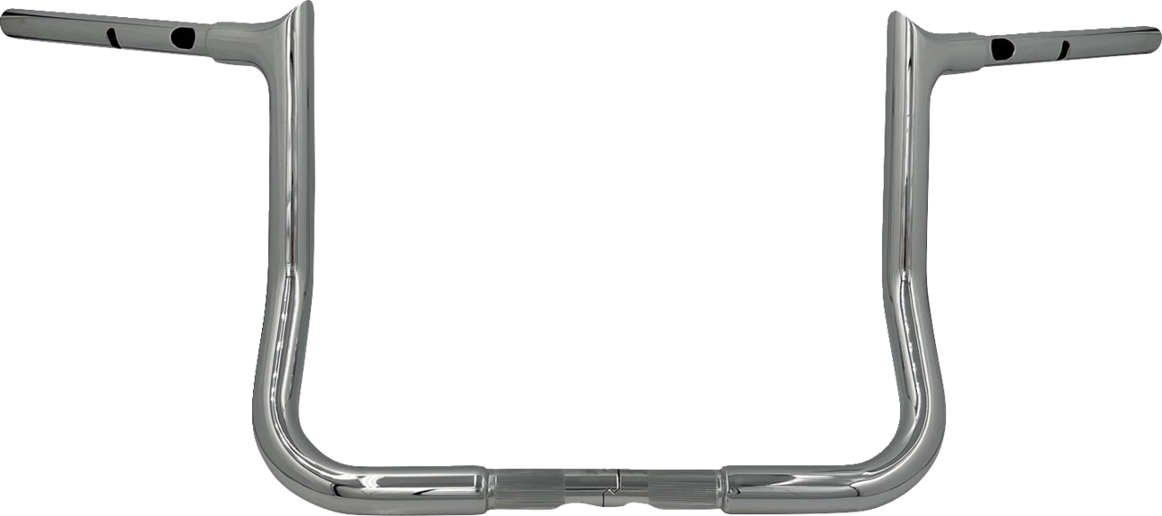 FAT BAGGERS INC. 1-1/4" EZ Install Pointed Top Handlebar - 12" - Chrome 945012 — image 1