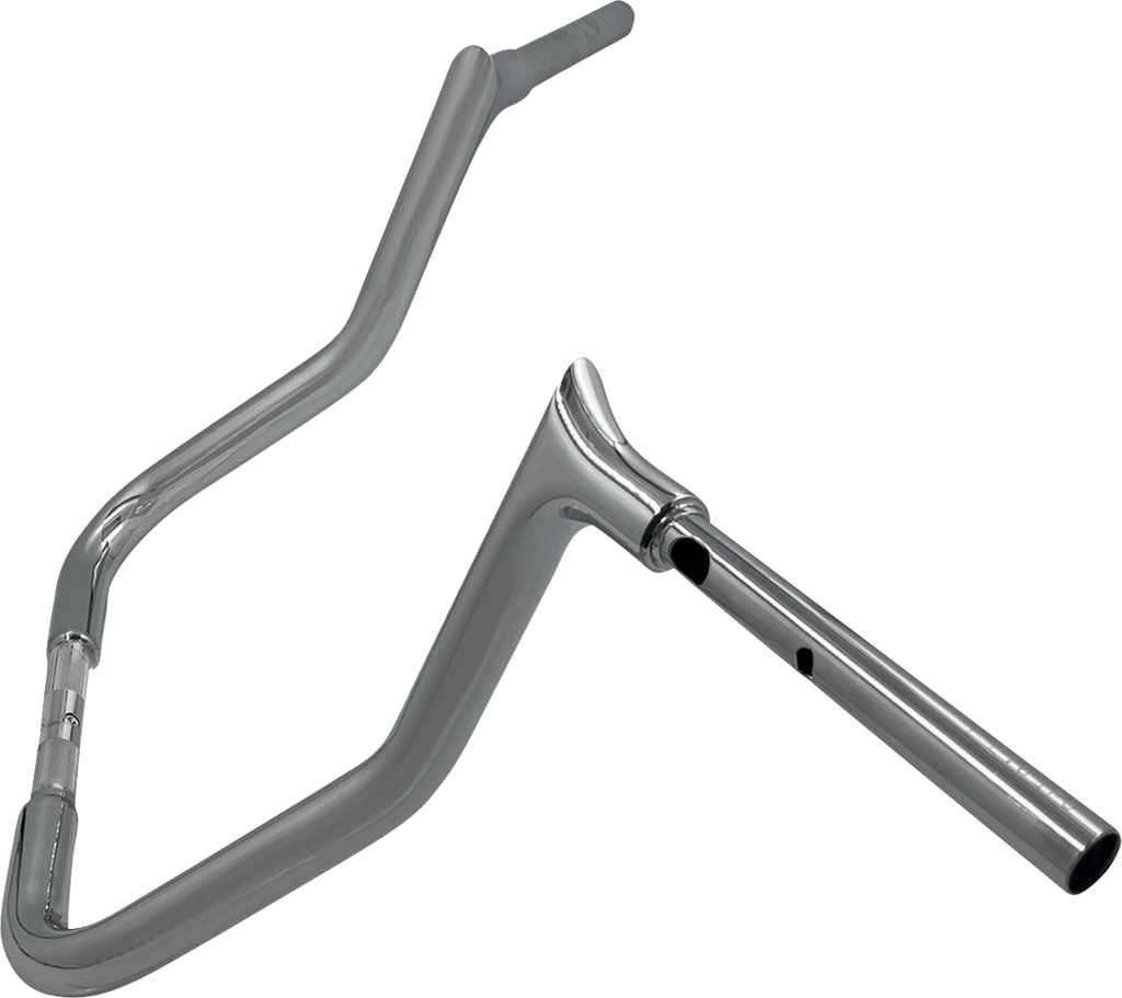 FAT BAGGERS INC. 1-1/4" EZ Install Pointed Top Handlebar - Reduced Reach - 13" - Chrome 945013 — image 2