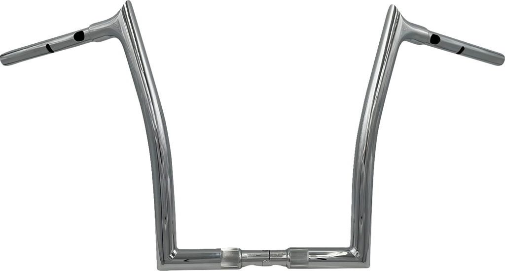 FAT BAGGERS INC. 1-1/4" EZ Install Pointed Top Handlebar - 14" - Chrome 948014 — image 1