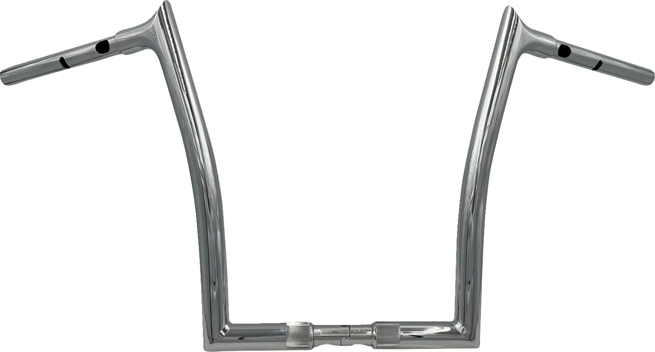 FAT BAGGERS INC. 1-1/4" EZ Install Pointed Top Handlebar - 14" - Chrome 948014 — image 1