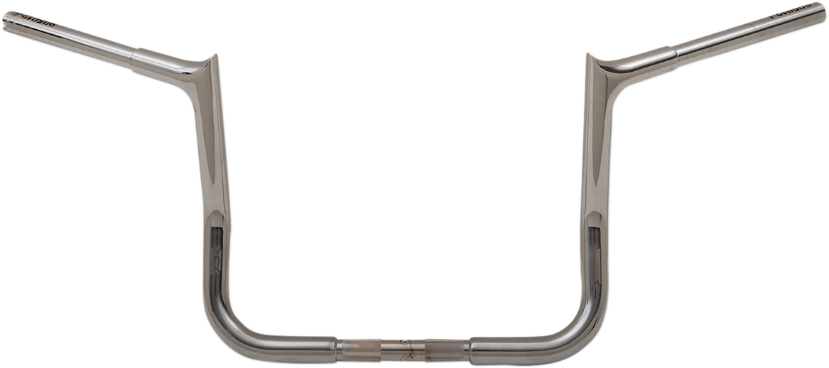 FAT BAGGERS INC. 1-1/4" EZ Install Pointed Top Handlebar - 12" - Chrome 949012 — image 2