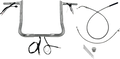 FAT BAGGERS INC. 1-1/4" EZ Install Pointed Top Handlebar - 14" - Chrome 949014 — image 1