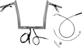 FAT BAGGERS INC. 1-1/4" EZ Install Pointed Top Handlebar - 12" - Chrome 949912 — image 1