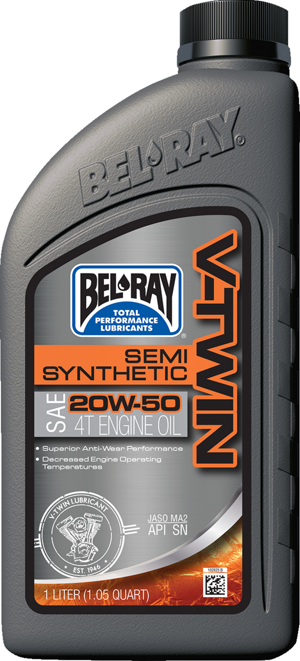 Bel-Ray V-Twin Semi-Synthetic 4-Stroke Engine Oil - 96910-BT1 — image 1