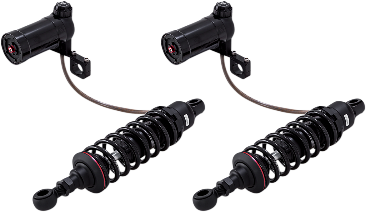PROGRESSIVE SUSPENSION 990 Series Shocks with Remote Reservoir - 12" - Black - Heavy-Duty 990-2002 — image 1