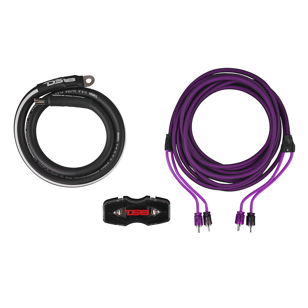 DS18 AKIT0.PU 0-GA Amplifier Installation Wiring Kit - Purple — image 2