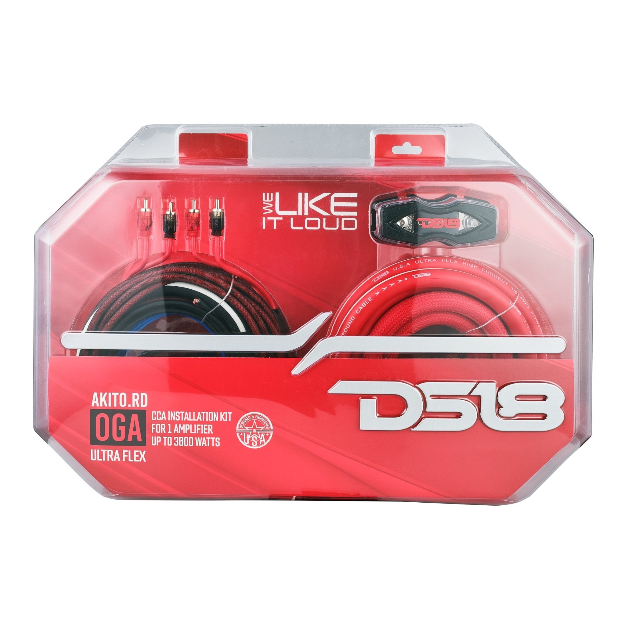 DS18 AKIT0.RD 0-GA Amplifier Installation Wiring Kit - Red — image 5