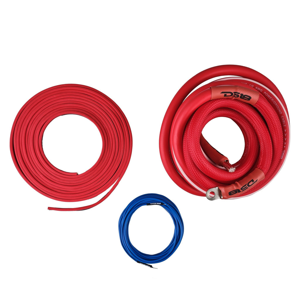 DS18 AKIT0.RD 0-GA Amplifier Installation Wiring Kit - Red — image 3