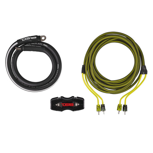 DS18 AKIT0.YL 0-GA Amplifier Installation Wiring Kit - Yellow — image 2