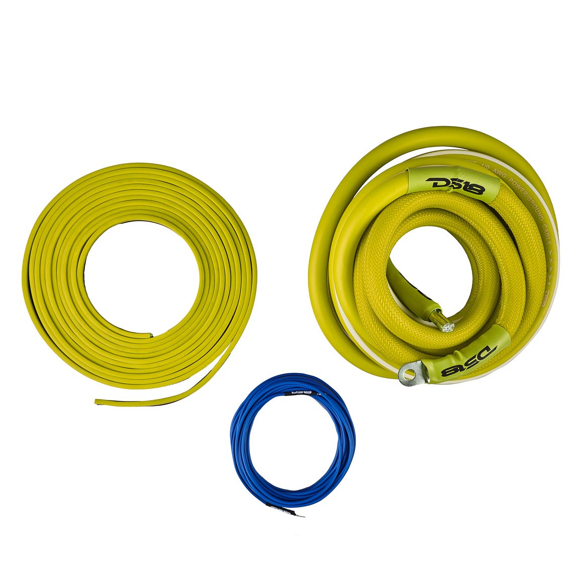 DS18 AKIT0.YL 0-GA Amplifier Installation Wiring Kit - Yellow — image 3
