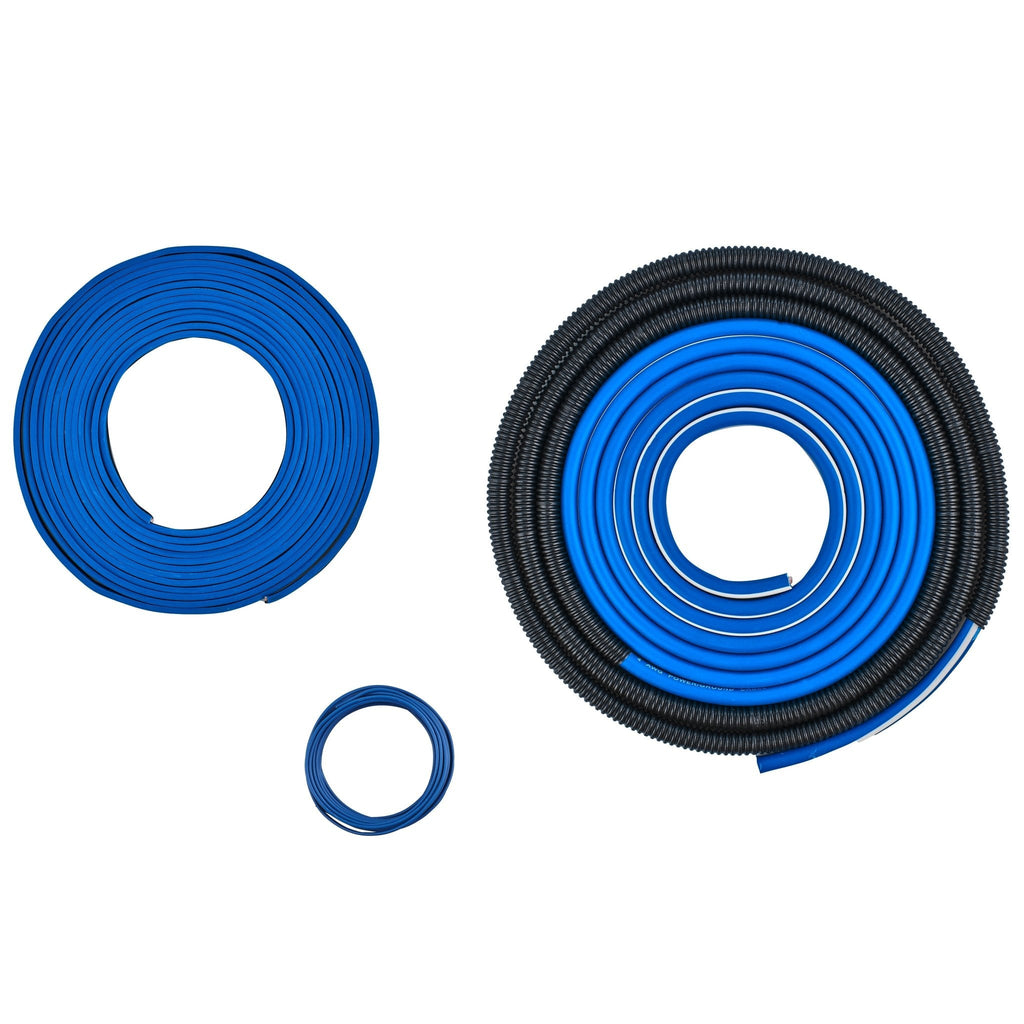 DS18 AKIT4.BL 4-GA Amplifier Installation Wiring Kit - Blue — image 3