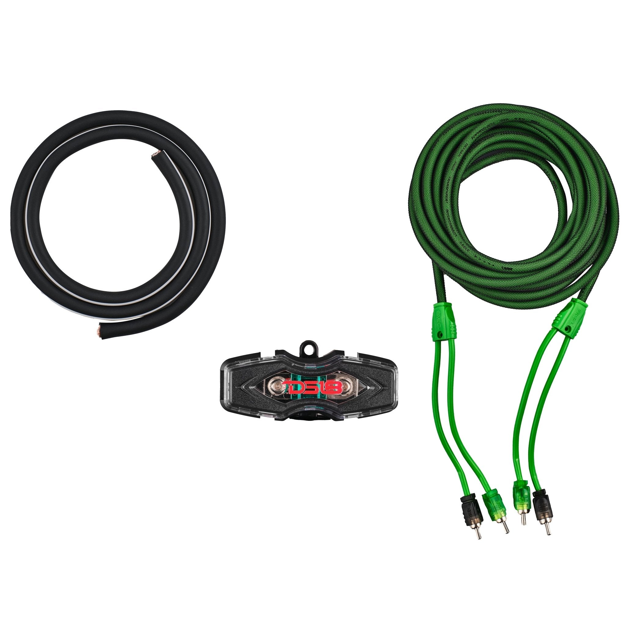 DS18 AKIT4.GR 4-GA Amplifier Installation Wiring Kit - Green — image 2