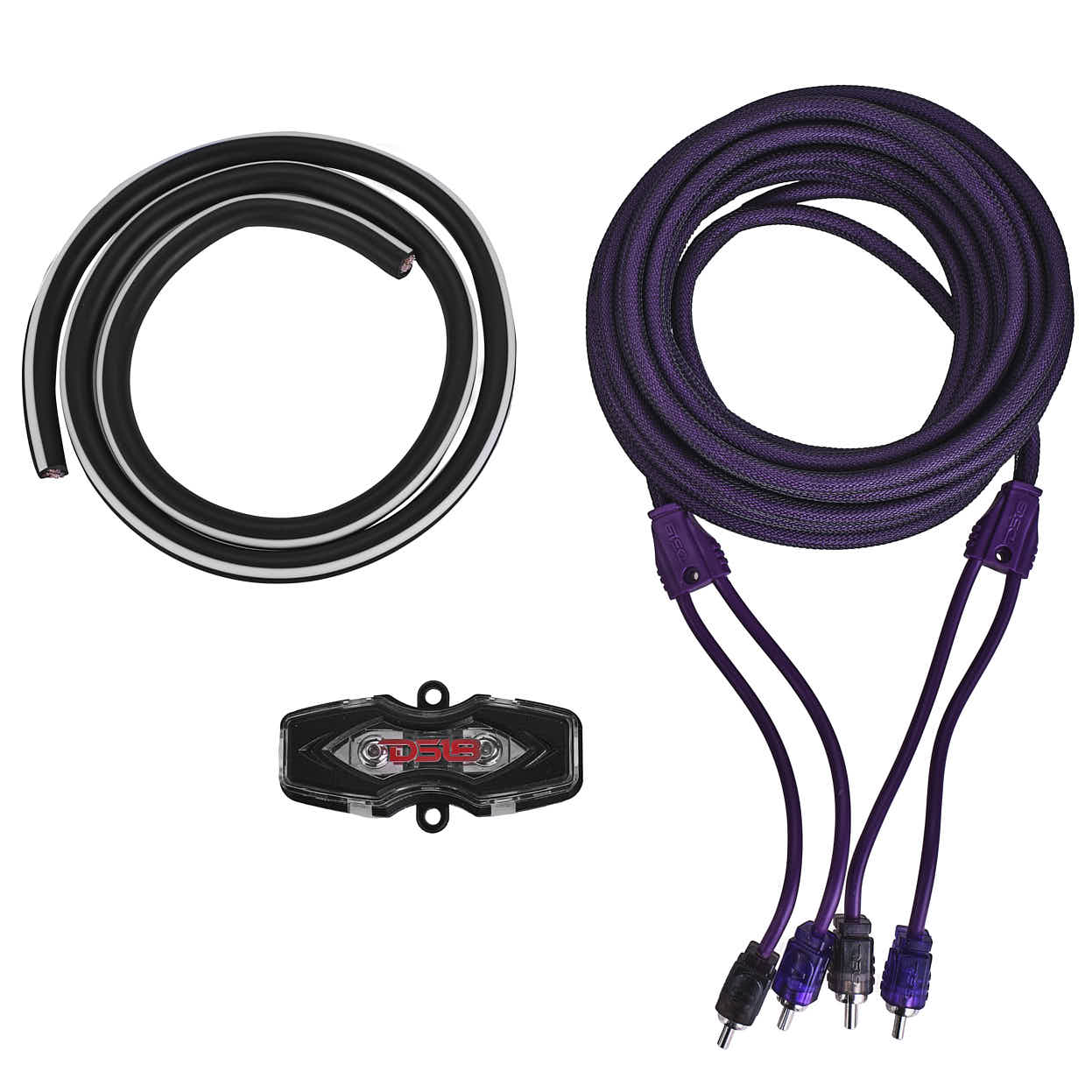 DS18 AKIT4.PU 4-GA Amplifier Installation Wiring Kit - Purple — image 2
