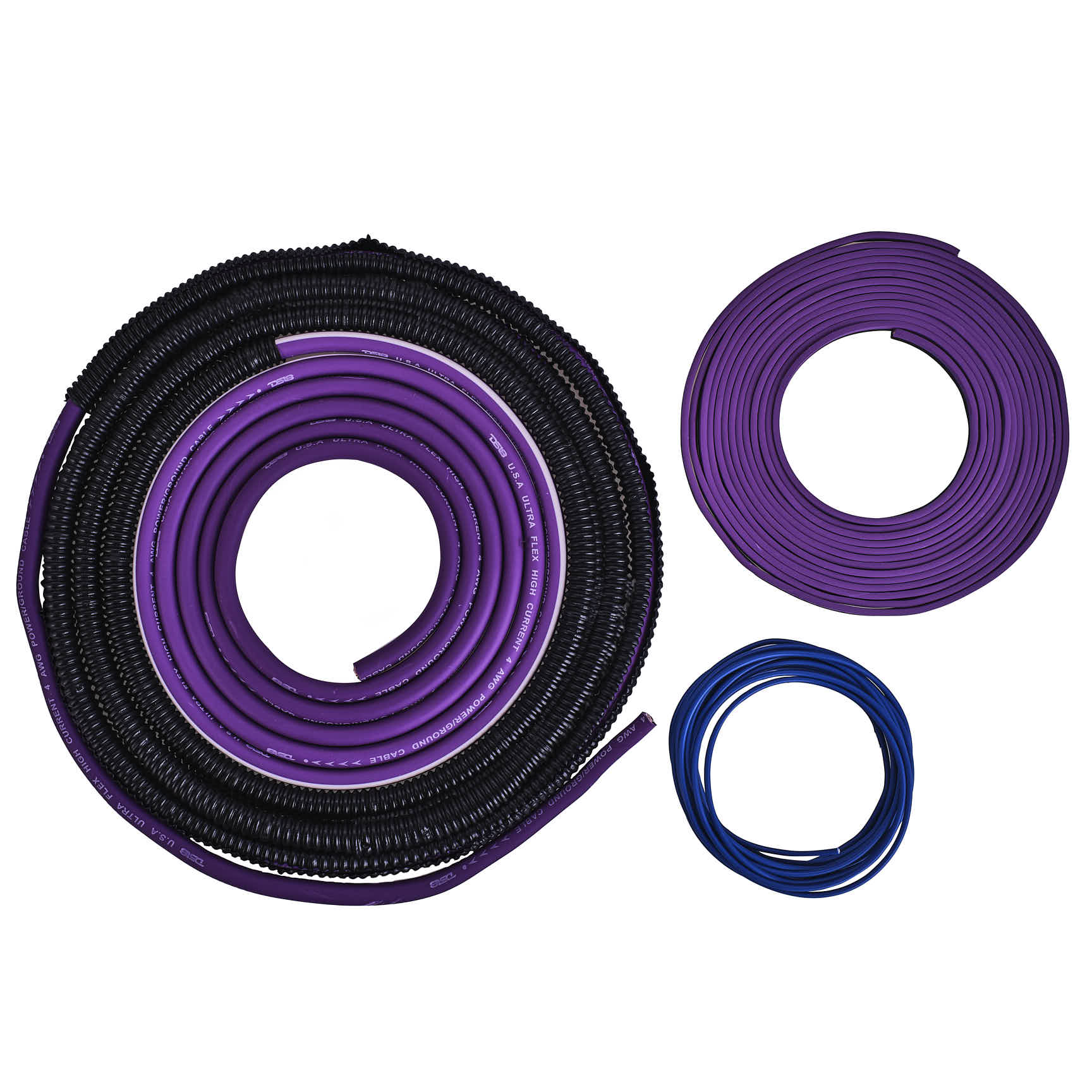 DS18 AKIT4.PU 4-GA Amplifier Installation Wiring Kit - Purple — image 3