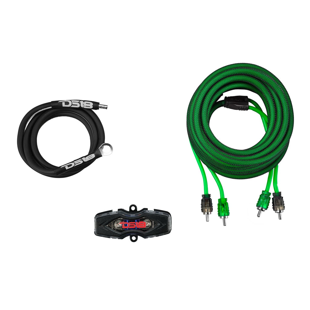 DS18 AKIT8.GR 8-GA Amplifier Installation Wiring Kit - Green — image 2