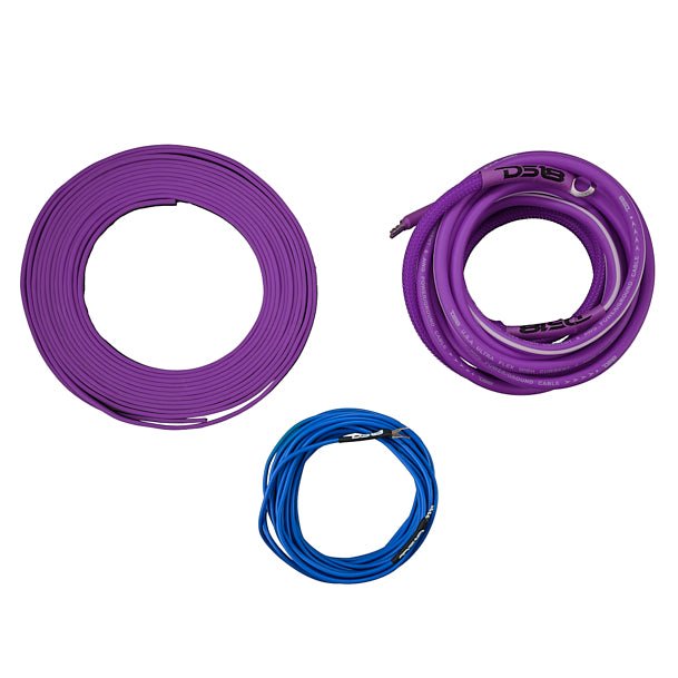 DS18 AKIT8.PU 8-GA Amplifier Installation Wiring Kit - Purple — image 3