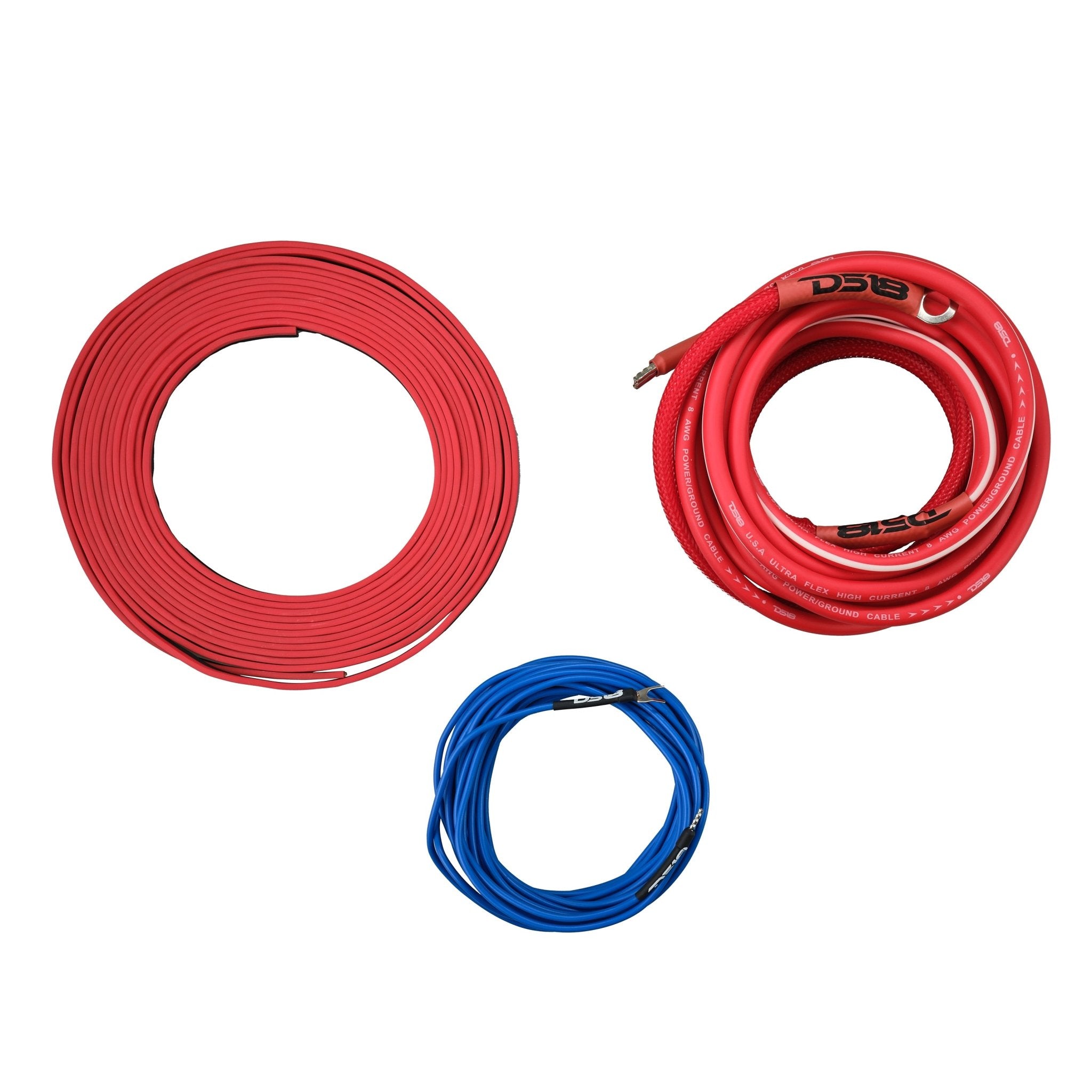 DS18 AKIT8.RD 8-GA Amplifier Installation Wiring Kit - Red — image 3