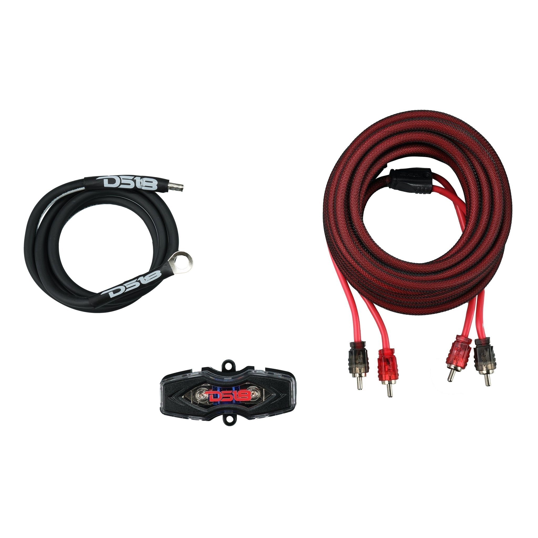DS18 AKIT8.RD 8-GA Amplifier Installation Wiring Kit - Red — image 2
