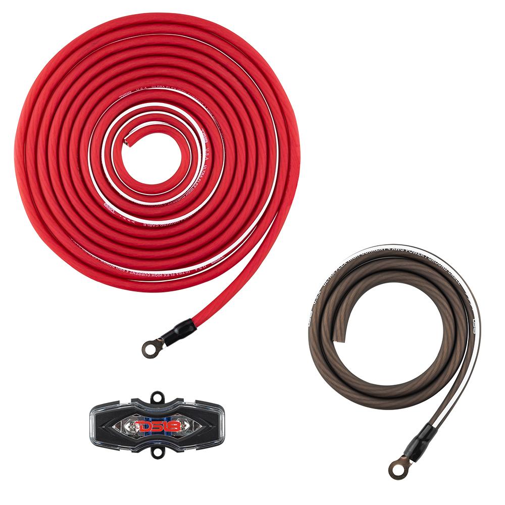 DS18 AMPKIT0 0-GA CCA Amplifier Installation Kit - RED — image 3
