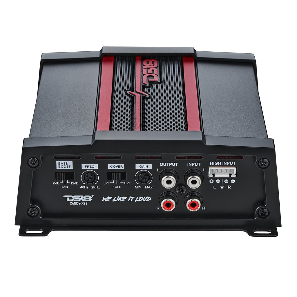 DS18 CANDY-X2B CANDY Compact Full-Range Class D 2-Channel Amplifier 800 Watts — image 3