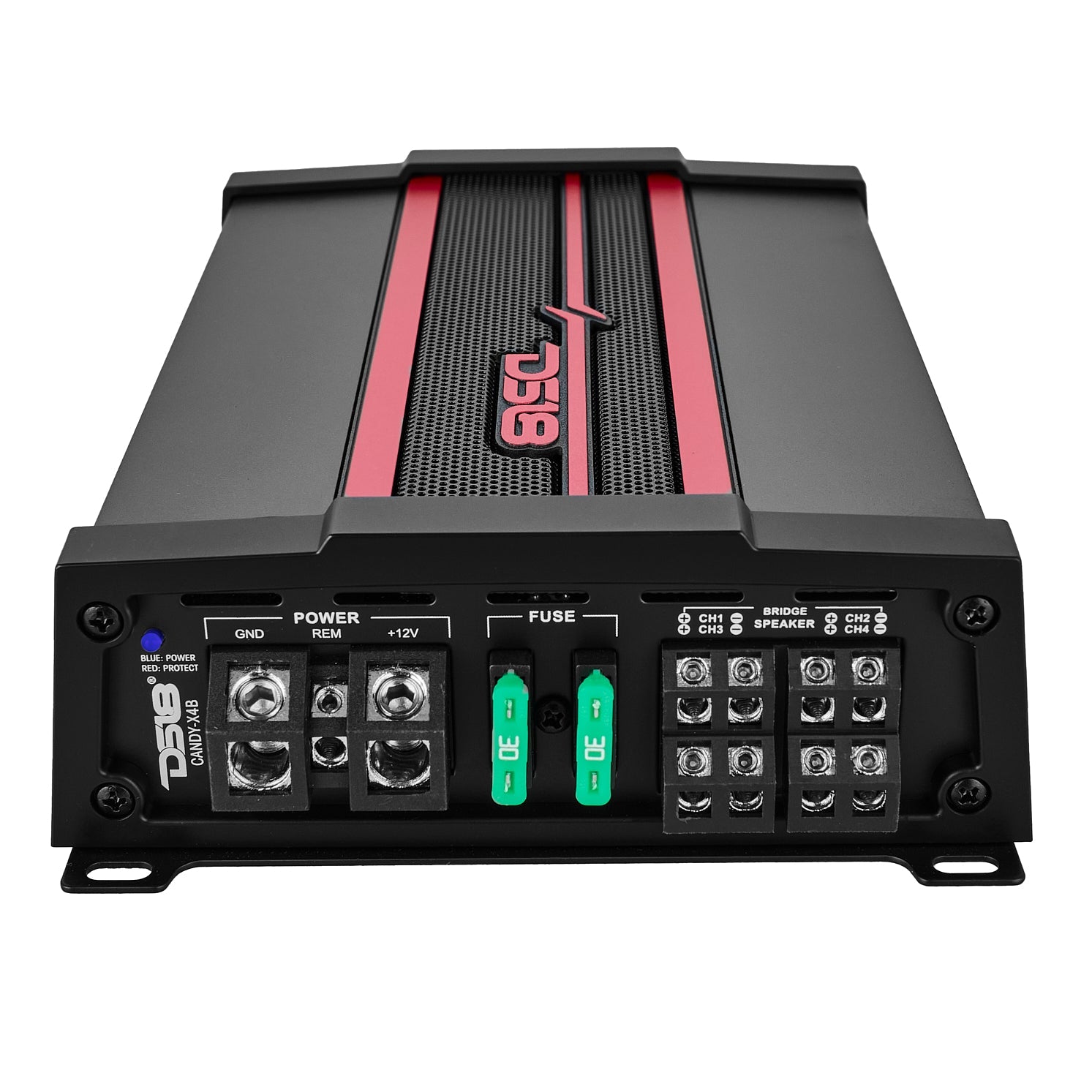DS18 CANDY-X4B CANDY Compact Full-Range Class D 4-Channel Amplifier 1600 Watts — image 4