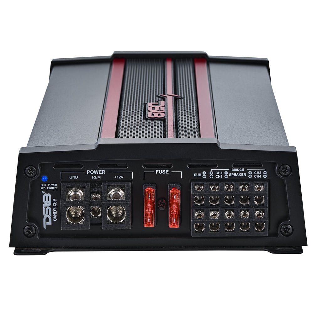 DS18 CANDY-X5B CANDY Compact Full-Range Class D 5-Channel Amplifier 2000 Watts — image 4