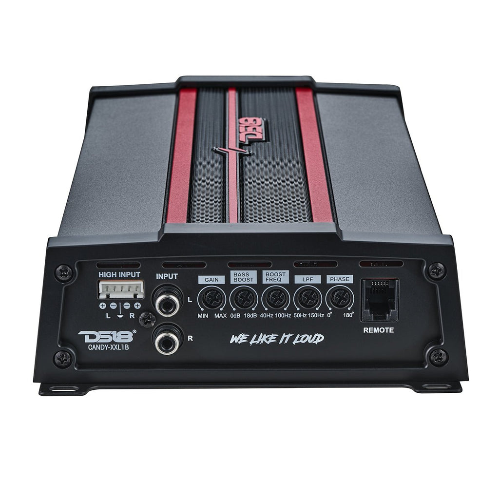 DS18 CANDY-XXL1B CANDY Compact Class D 1-Channel Monoblock Amplifier 3000 Watts — image 3