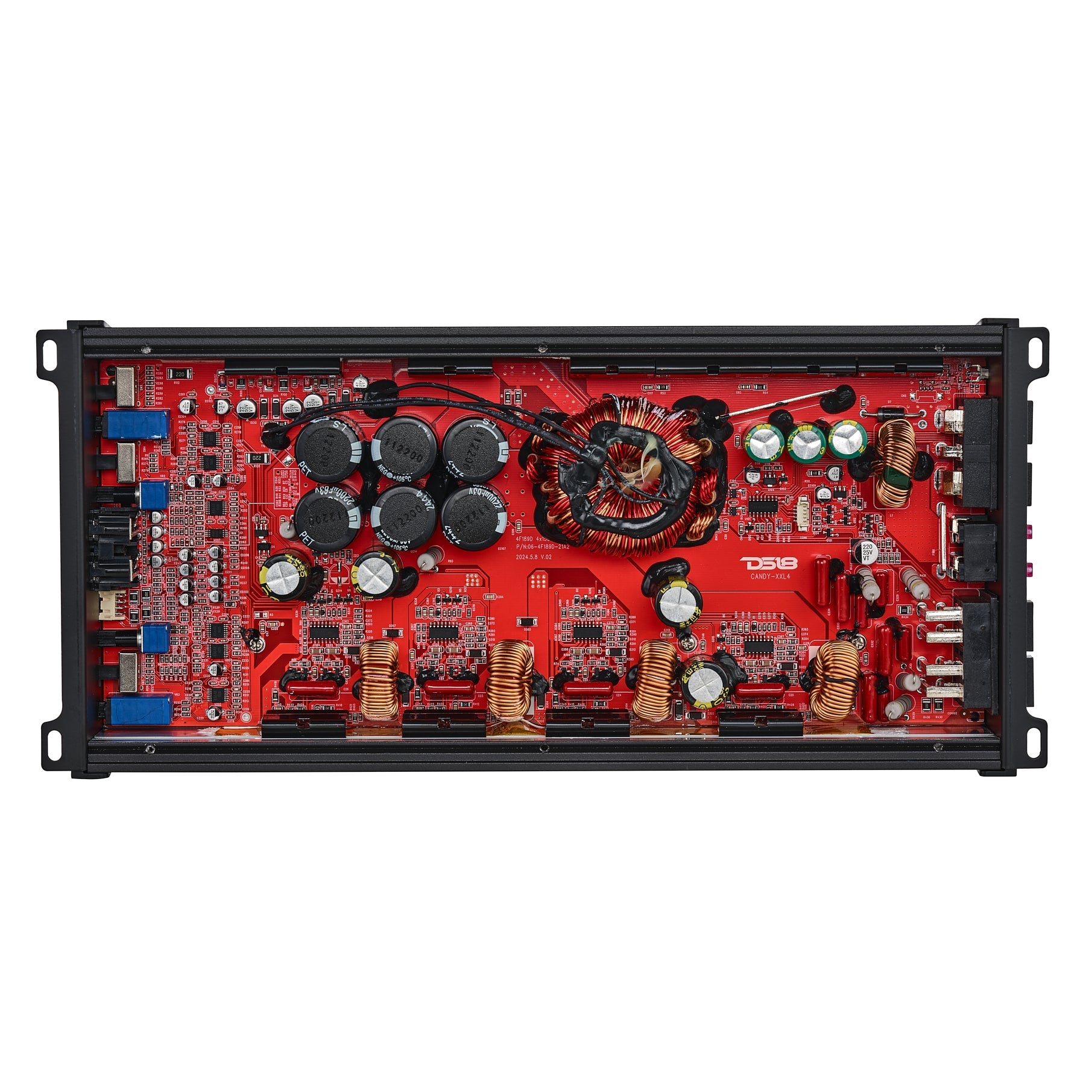 DS18 CANDY-XXL4B CANDY Compact Full-Range Class D 4-Channel Amplifier 3200 Watts — image 2